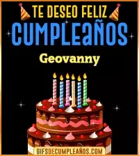 Te deseo Feliz Cumpleaños Geovanny